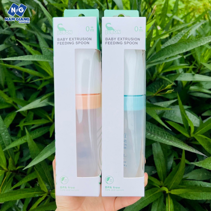 Bình thìa ăn dặm silicon JUBON 120ml