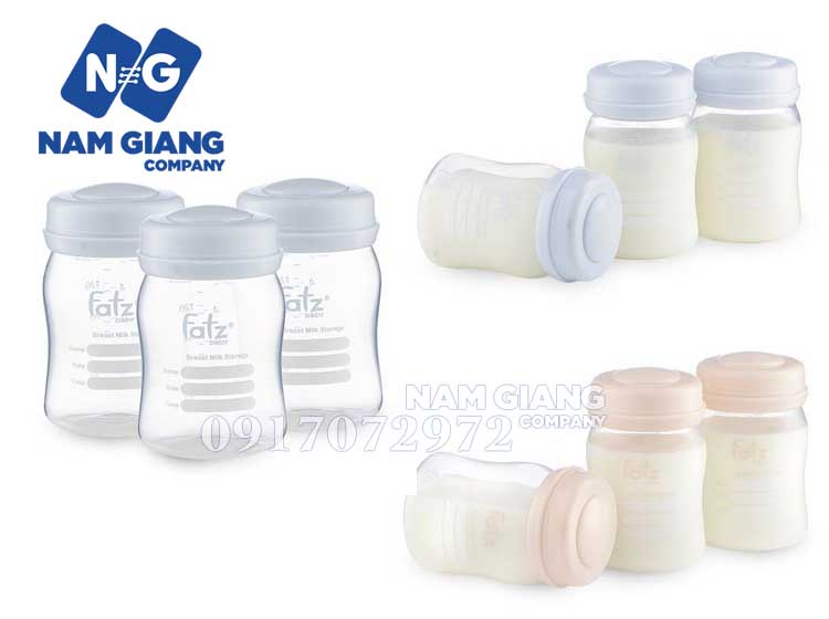 Bình trữ sữa Fatz Baby 150ml ( bộ 3 bình )