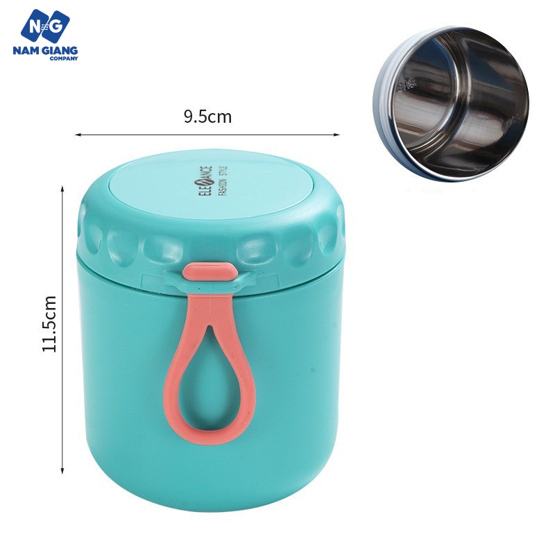 Bình ủ cháo Ele Ance giữ nhiệt lõi Inox 430ml