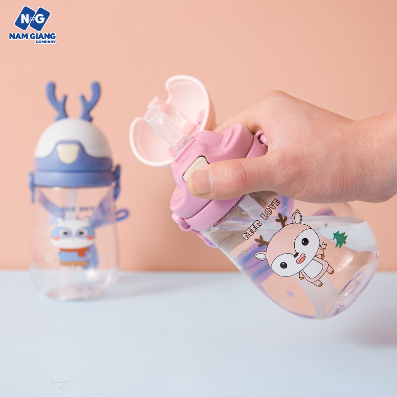 Bình uống nước hình hươu 500ml