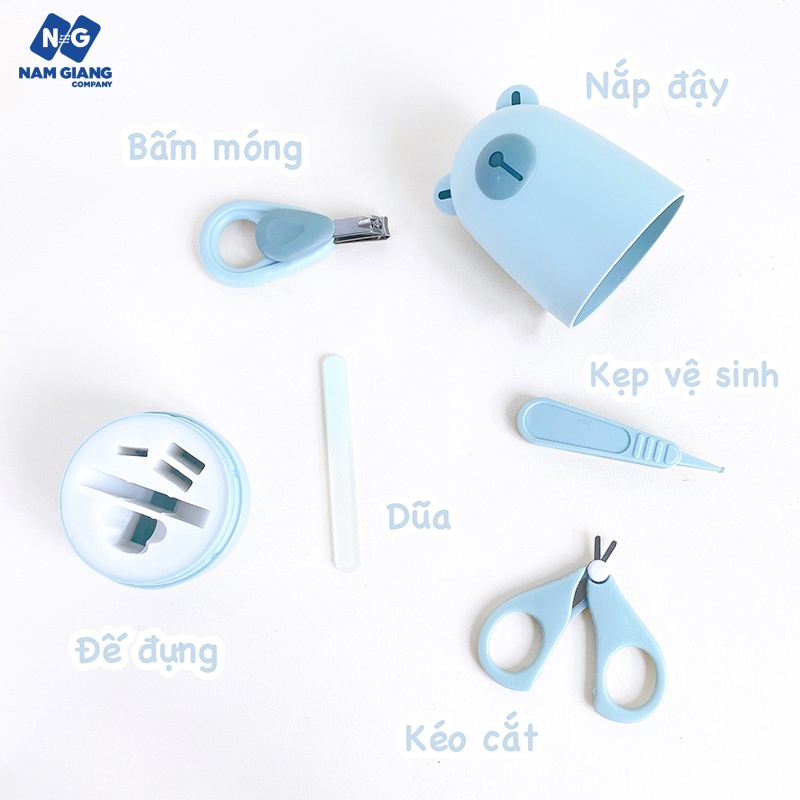 Bộ bấm móng tay 4CT HONPER kèm hộp