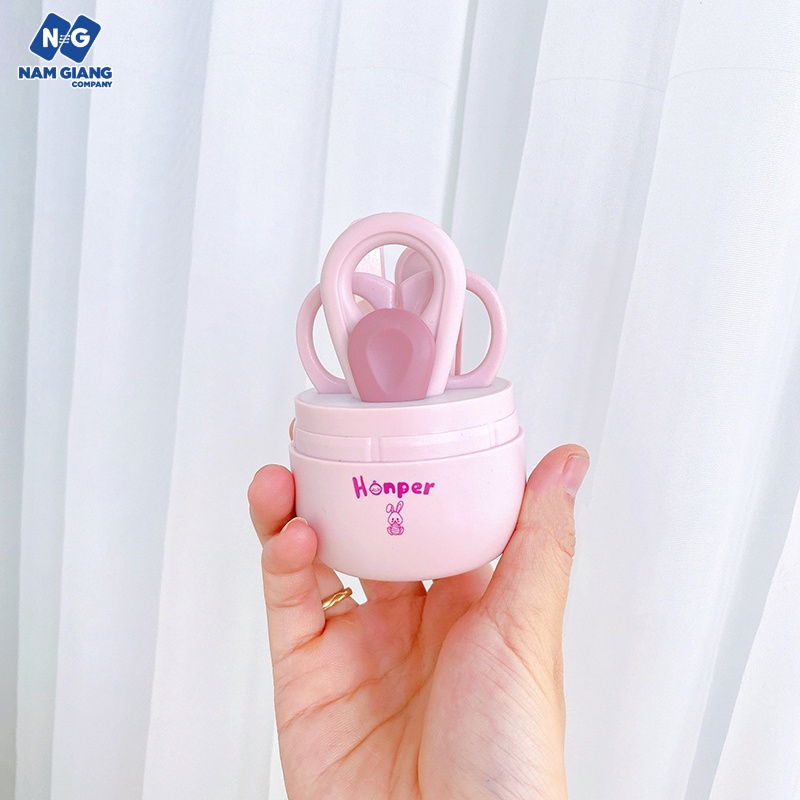 Bộ bấm móng tay 4CT HONPER kèm hộp
