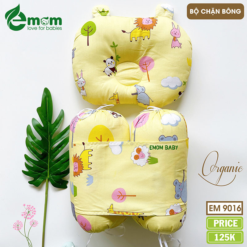 Bộ chặn bông EMOM in hình