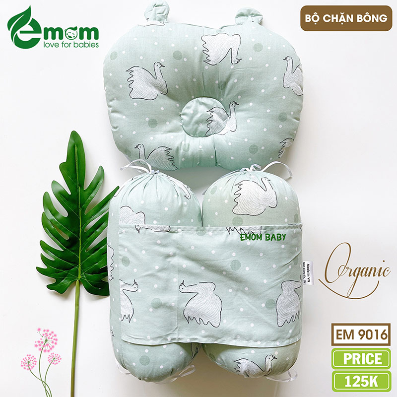 Bộ chặn bông EMOM in hình