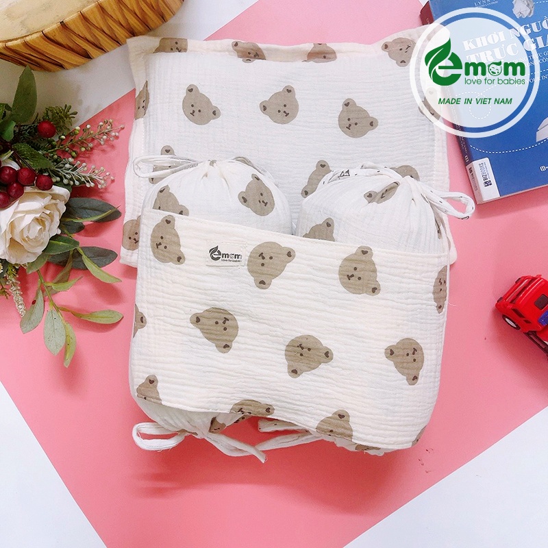 Bộ gối chặn bông EMOM LUXURY