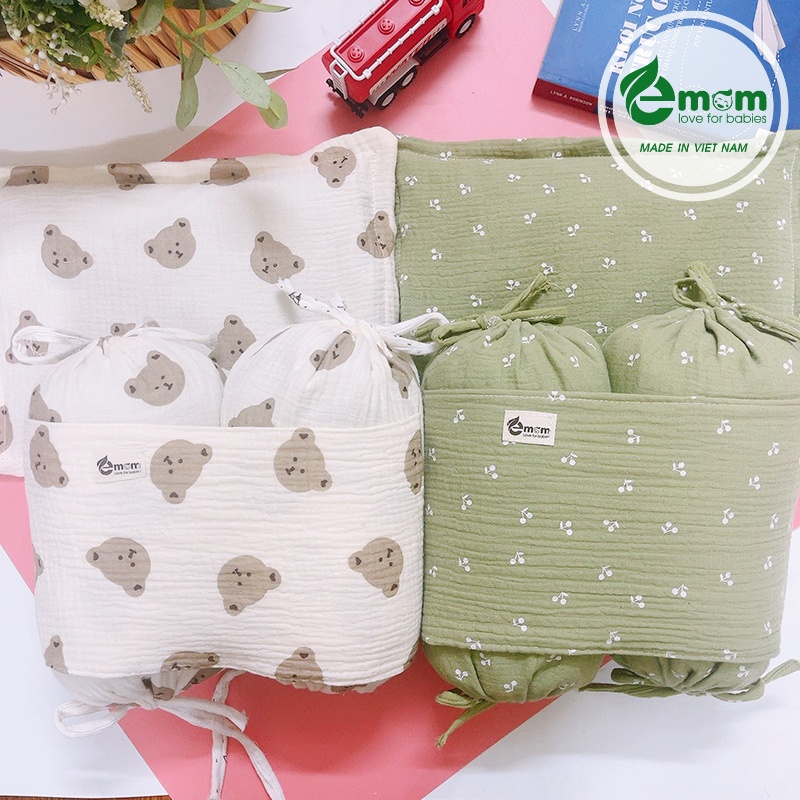 Bộ gối chặn bông EMOM LUXURY