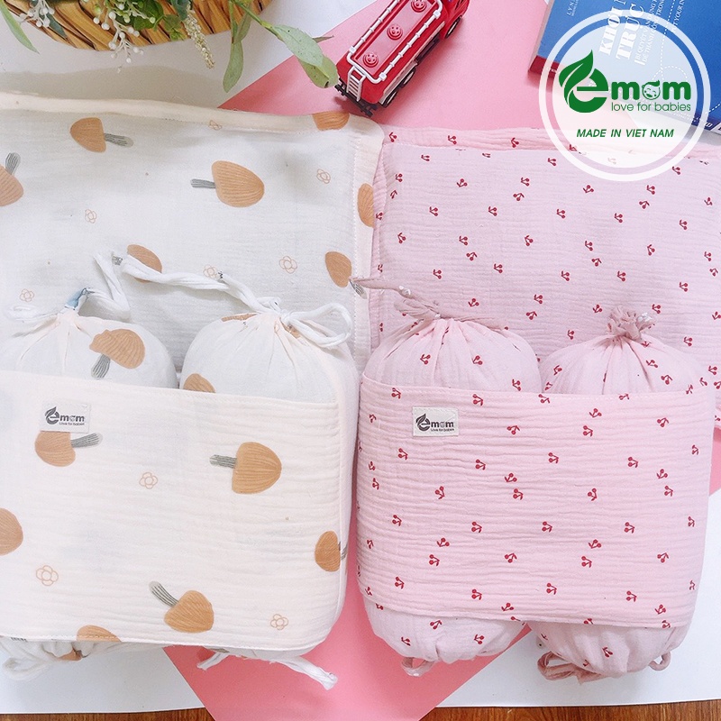 Bộ gối chặn bông EMOM LUXURY