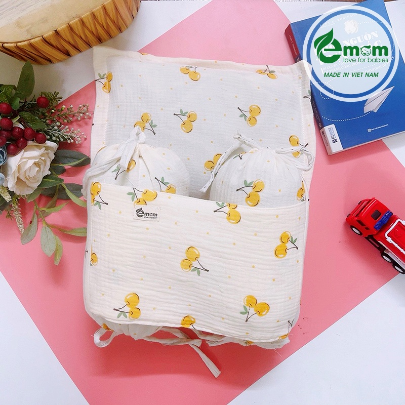 Bộ gối chặn vỏ đỗ EMOM LUXURY