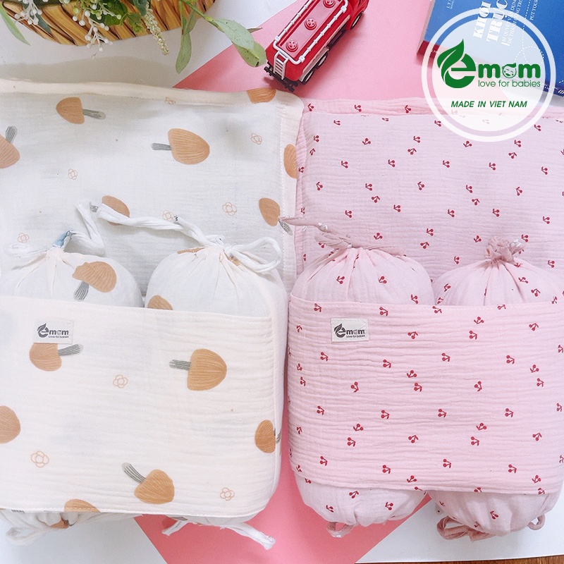 Bộ gối chặn vỏ đỗ EMOM LUXURY