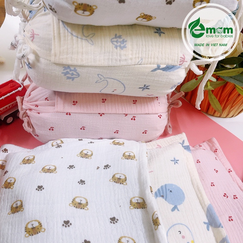 Bộ gối chặn vỏ đỗ EMOM LUXURY