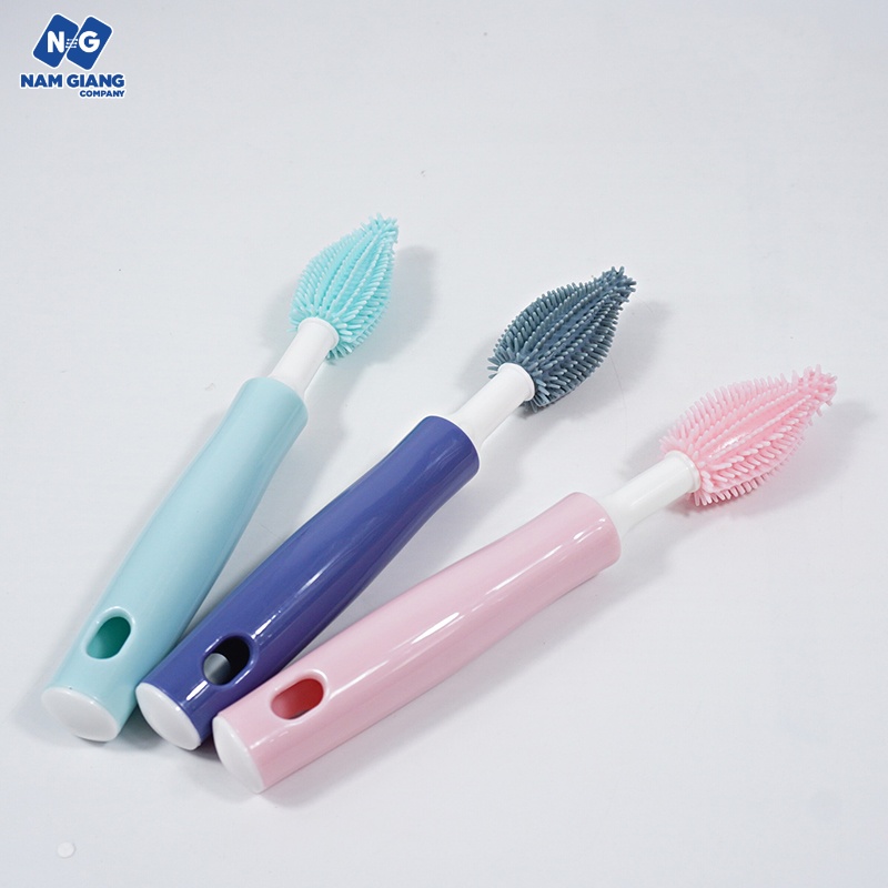 Cọ bình sữa silicon BABUU 3 chi tiết