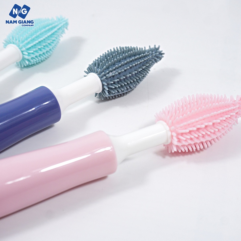 Cọ bình sữa silicon BABUU 3 chi tiết