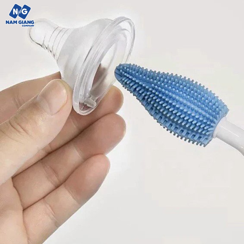 Cọ bình sữa silicon BABUU 3 chi tiết