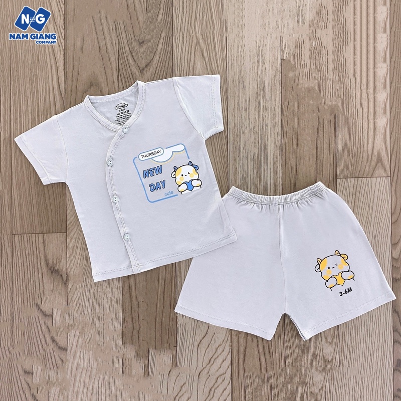 Bộ cộc sơ sinh petit VT Kid màu B2