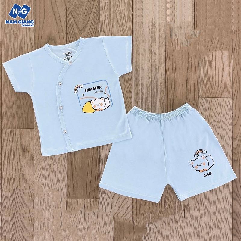Bộ cộc sơ sinh petit VT Kid màu B2