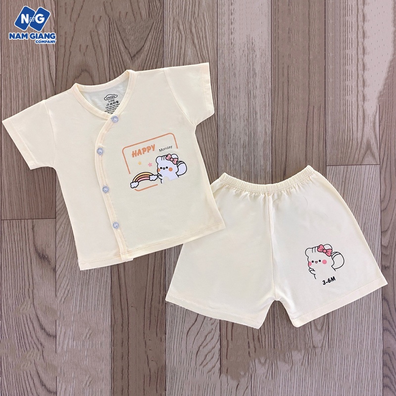 Bộ cộc sơ sinh petit VT Kid màu B2