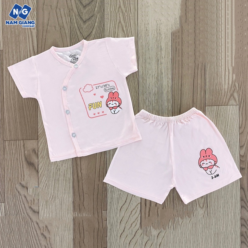 Bộ cộc sơ sinh petit VT Kid màu B2