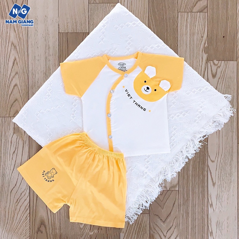 Bộ cộc sơ sinh thun lạnh VT kid tai thú B5
