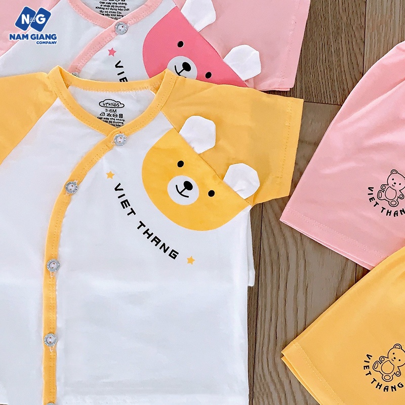 Bộ cộc sơ sinh thun lạnh VT kid tai thú B5