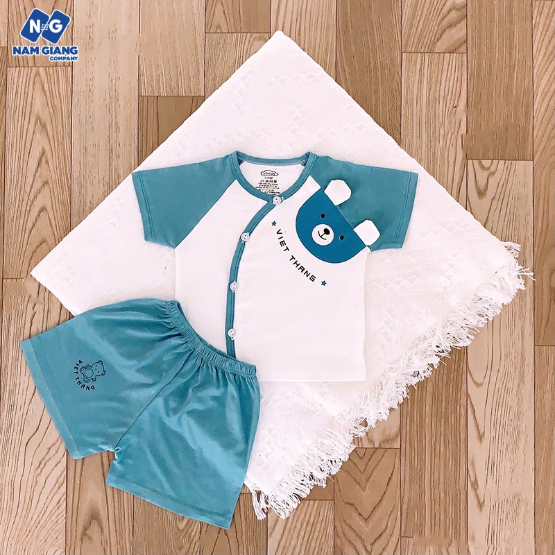 Bộ cộc sơ sinh thun lạnh VT kid tai thú B5