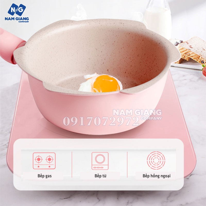 Bộ nồi chảo nấu ăn dặm kichilachi (3 IN 1)