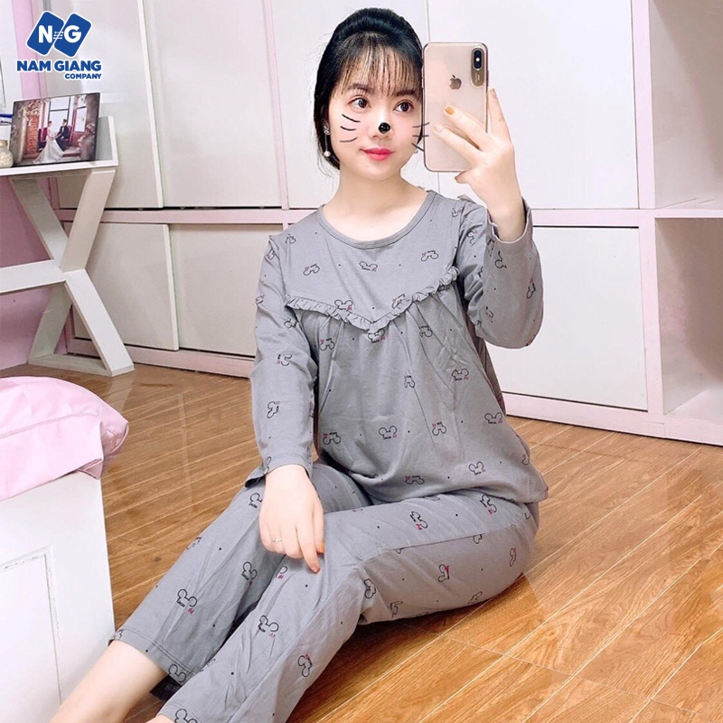 Bộ sau sinh Yến trang ren màu họa tiết