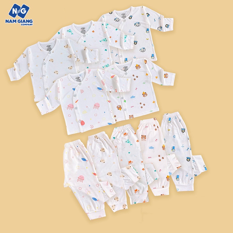 Bộ sơ sinh dài tay petit VT Kid in hình B2