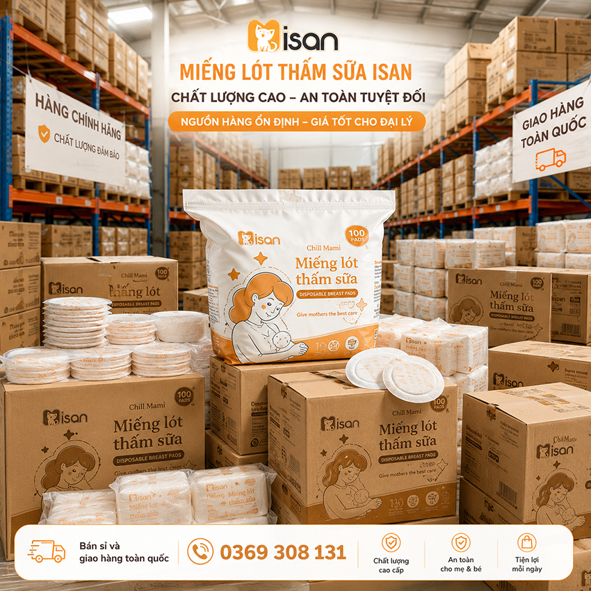 Miếng lót thấm sữa Misan 100 miếng