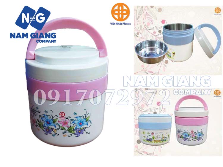 Cặp lồng giữ nhiệt inox 2 ngăn Việt Nhật 4035 (350ml)