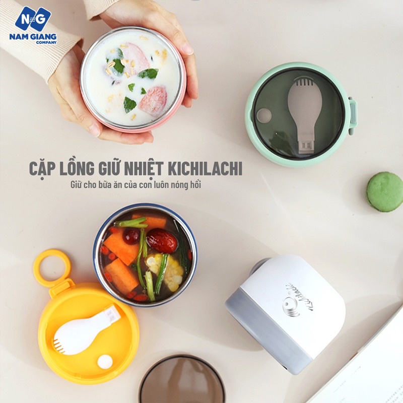Cặp lồng giữ nhiệt KICHILACHI 600ml