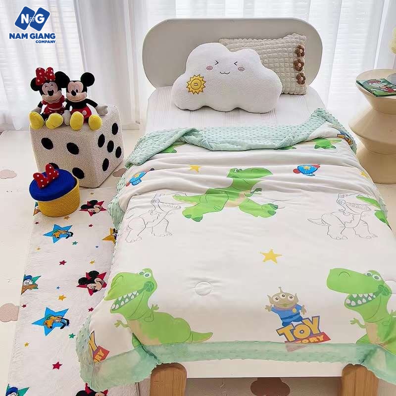 Chăn vải lụa hạt đậu 3D DISNEY