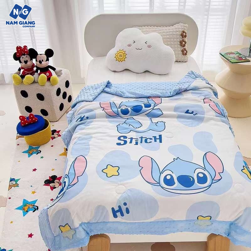 Chăn vải lụa hạt đậu 3D DISNEY