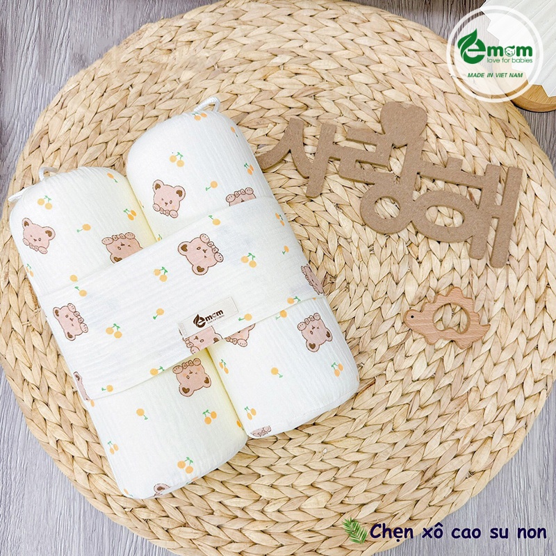 Chặn cao su non muslin EMOM