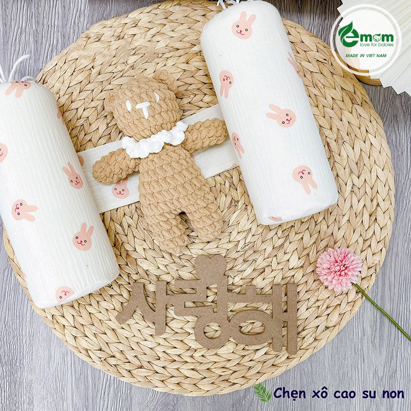 Chặn cao su non muslin EMOM