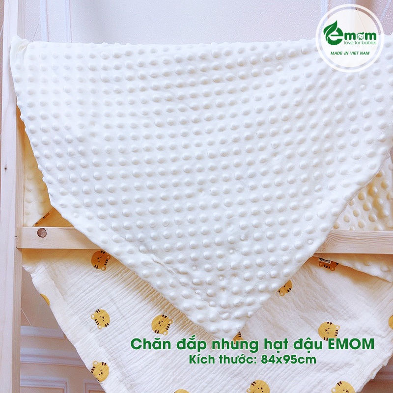 Chăn đắp nhung hạt đậu EMOM 84x95cm