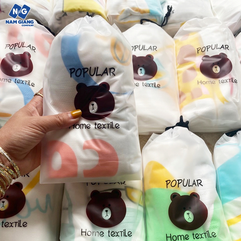 Chăn lụa túi gấu POPULAR cho bé