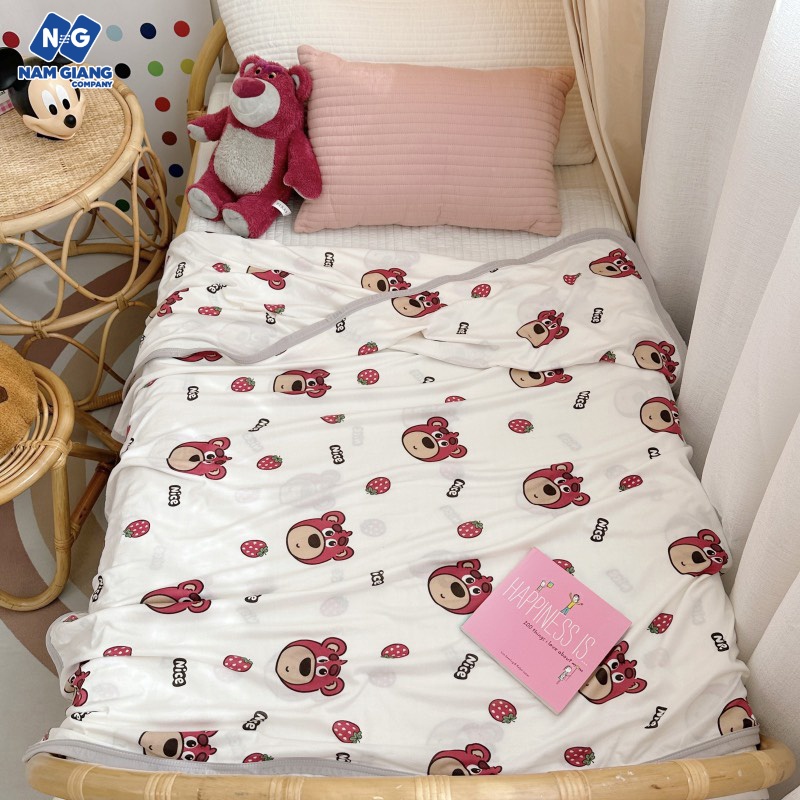 Chăn thun lạnh sợi tre cho bé