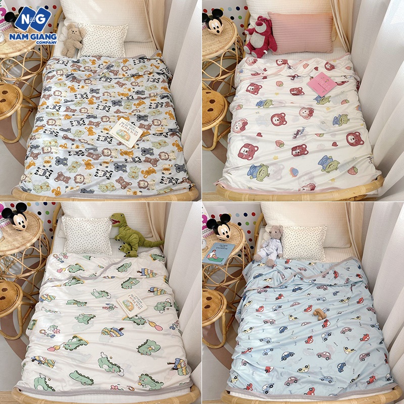 Chăn thun lạnh sợi tre cho bé