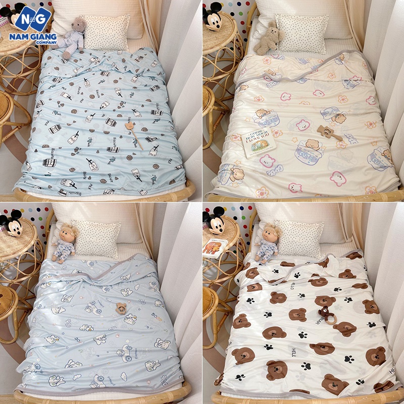 Chăn thun lạnh sợi tre cho bé