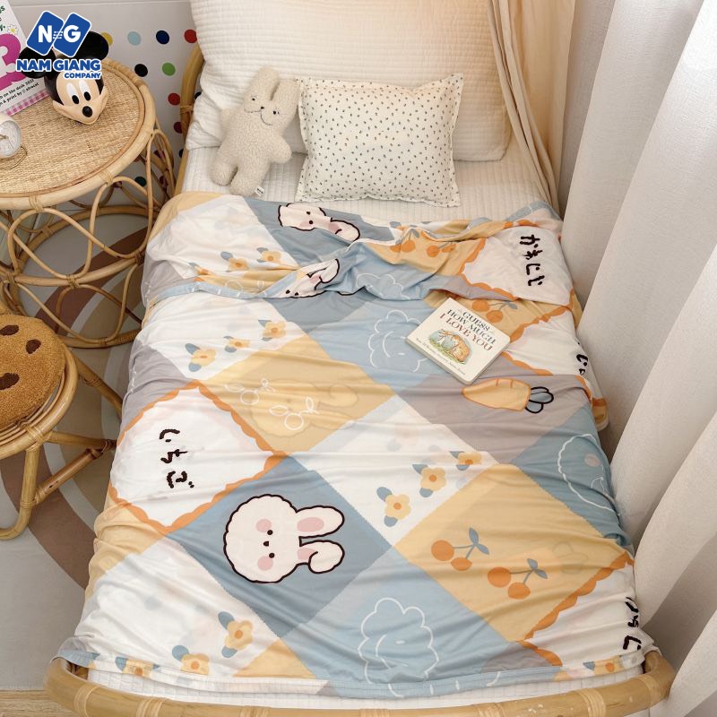 Chăn thun lạnh sợi tre cho bé