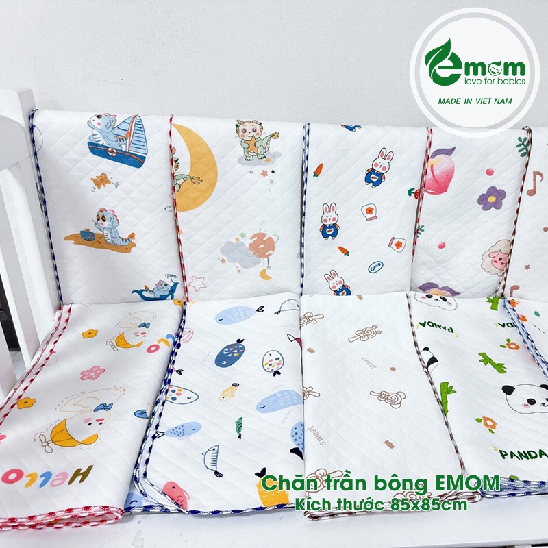 Chăn trần bông EMOM 85x85cm