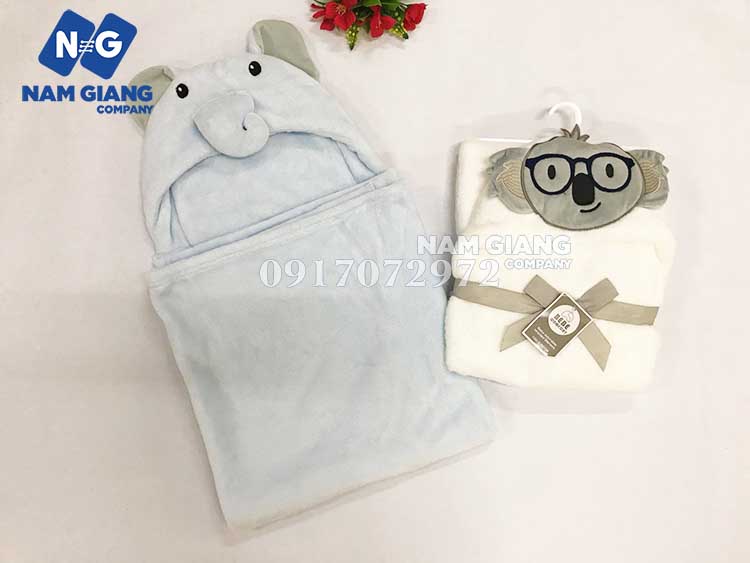 Chăn ủ Bebe đầu thú