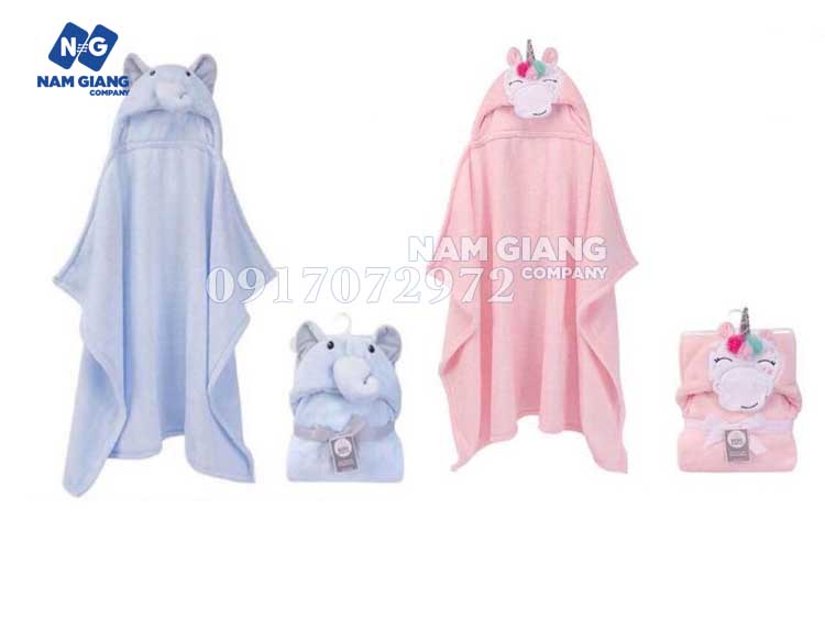 Chăn ủ Bebe đầu thú