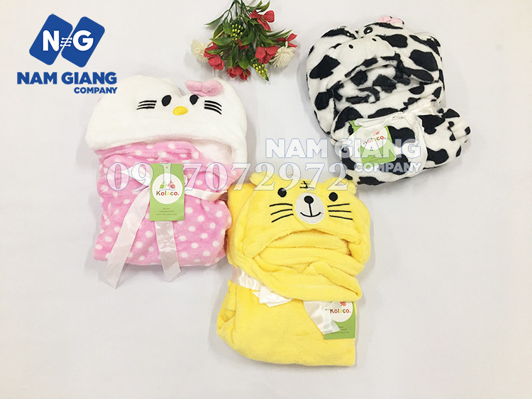 Chăn ủ thú cho bé