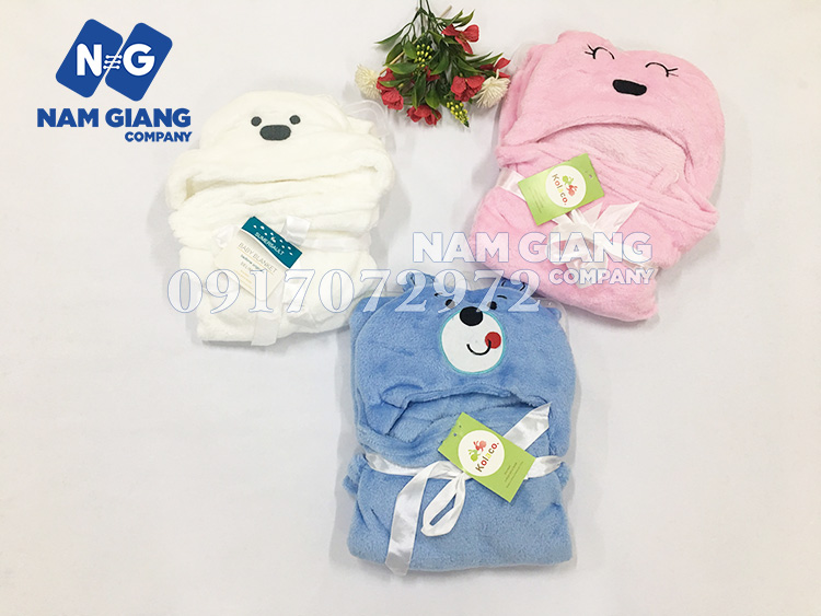 Chăn ủ thú cho bé