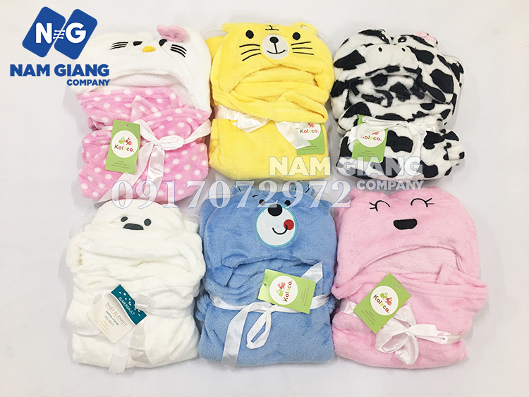 Chăn ủ thú cho bé