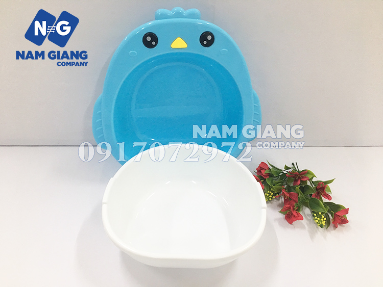 Chậu rửa mặt chim cánh cụt 2 in 1