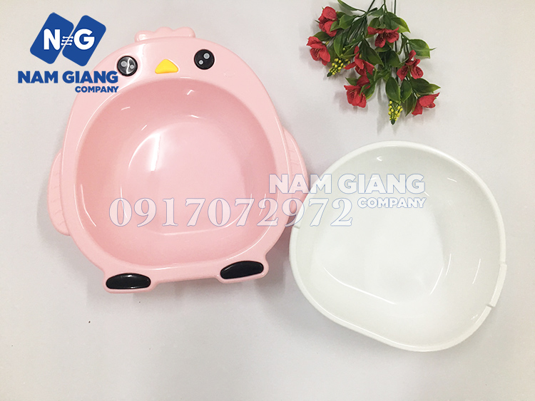 Chậu rửa mặt chim cánh cụt 2 in 1