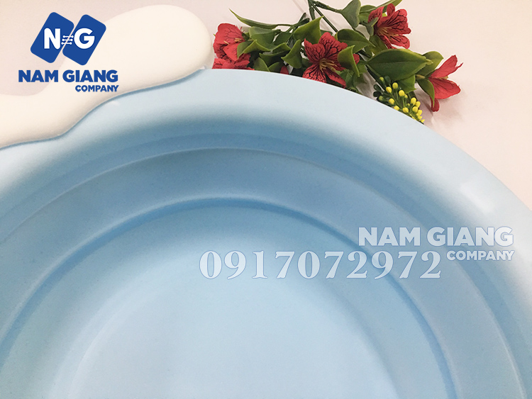 Chậu rửa mặt gấp gọn cho bé