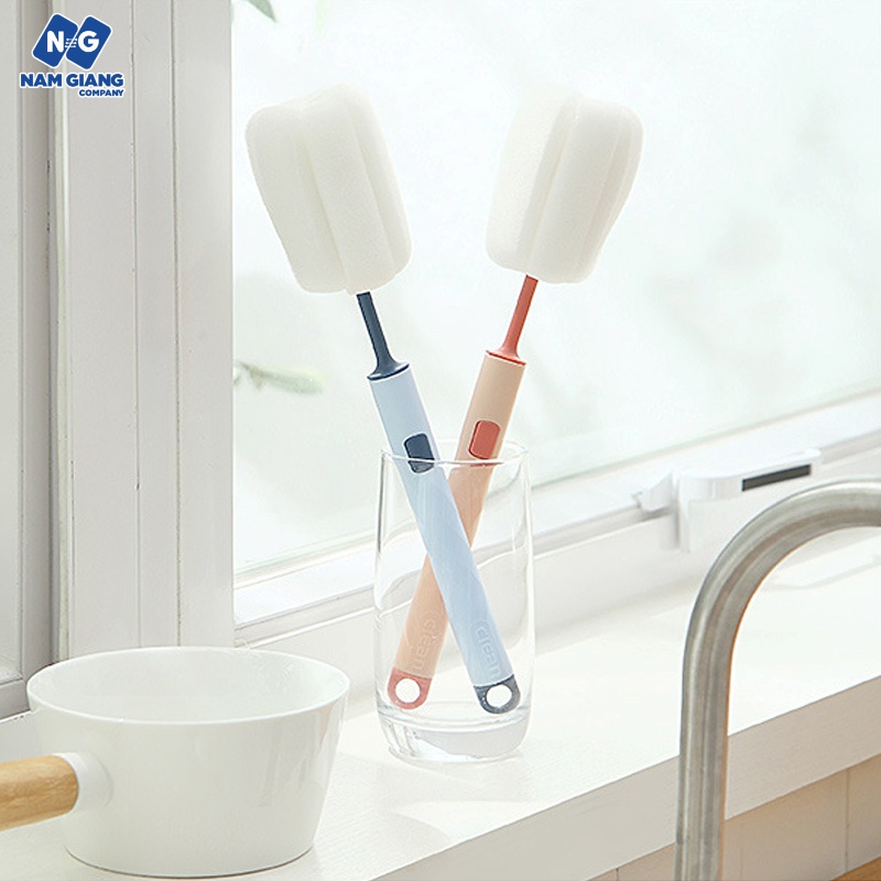 Cọ bình sữa mút xốp